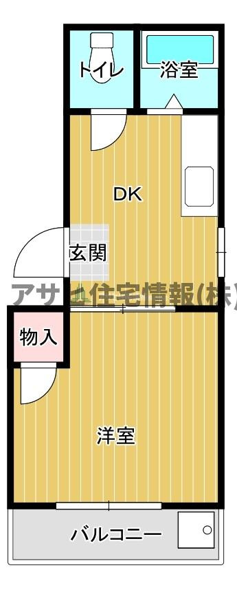 クリオハイムの間取り