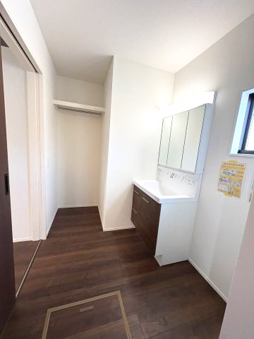 【洗面所】 | 大野城市南ケ丘5丁目4期　2号棟（全2棟）【仲介手数料無料・0円】 | 現地写真。