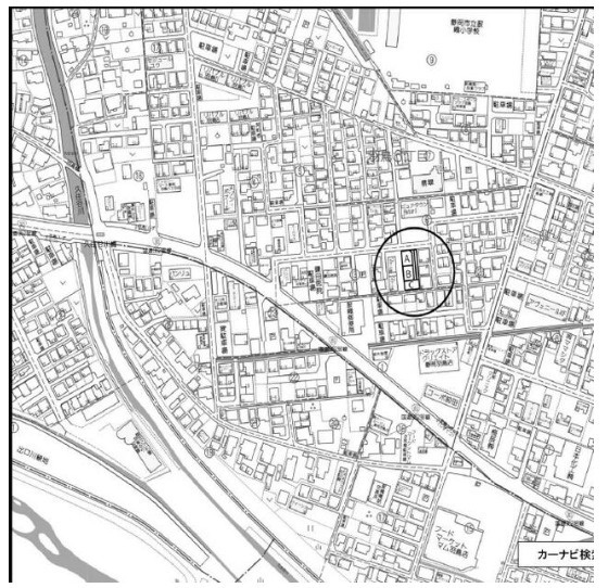 売土地　静岡市葵区羽鳥６丁目の地図