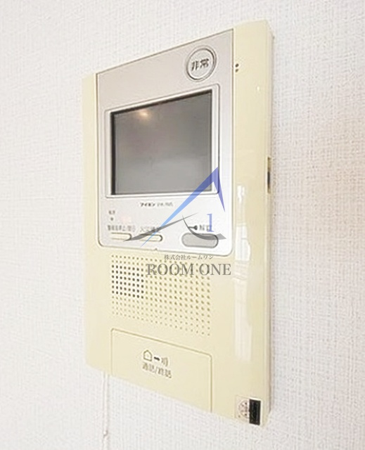 エステマール芝公園のセキュリティ|モニター付インターホンです。