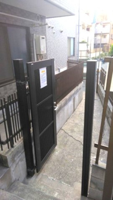 【エントランス】 | 西新宿エスワイヒルズ | 北側勝手口