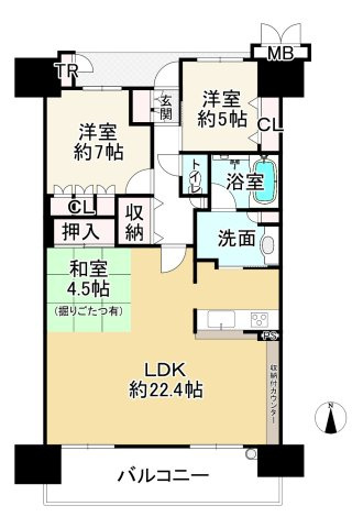 【間取り】 | ヴューイスト泉ヶ丘