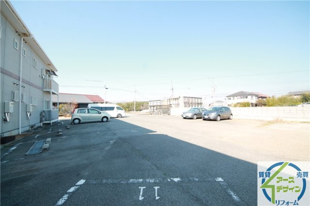 都美ハイツの駐車場