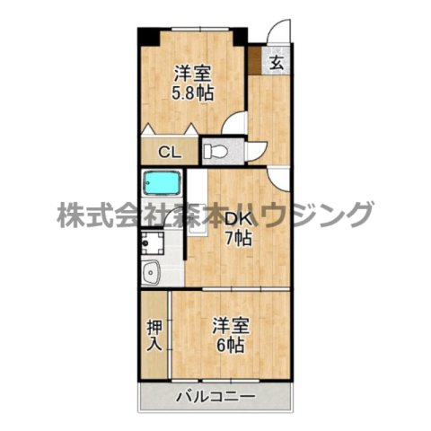 【間取り】 | 　グリーンピア東寝屋川