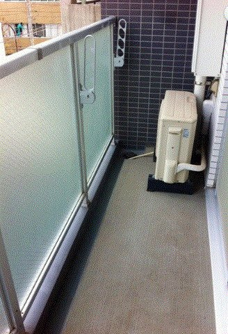 シンシティー錦糸町のバルコニー