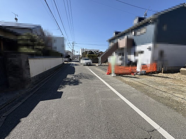 【その他】 | 糟屋郡志免町志免2丁目7期　1号棟（全1棟）【仲介手数料無料・0円】 | 現地写真。前面道路です。