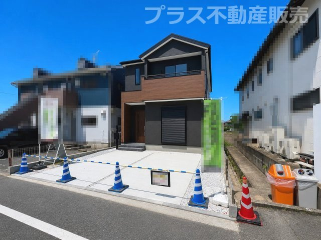 【外観】 | 糟屋郡志免町志免2丁目7期　1号棟（全1棟）【仲介手数料無料・0円】 | 完成しました。物件内部もご見学頂けます。プラス不動産販売にお任せ下さい。