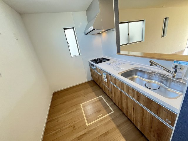 【キッチン】 | 糟屋郡志免町志免2丁目7期　1号棟（全1棟）【仲介手数料無料・0円】 | 施工例。施工例は完成時と異なる場合があります。