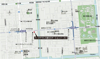 【地図】 | パークアクシス菊川ステーションイースト