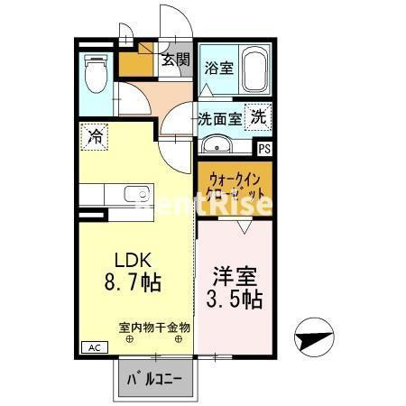 メゾンエルメスの間取り