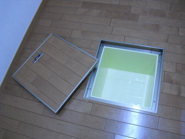 パークサイド西川の内装|１Ｆならではの床下収納