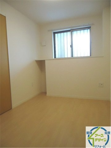 エコハウス華園Aの寝室|パース写真