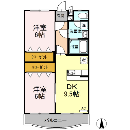 エスペランサ Ⅰの間取り
