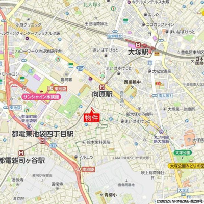 【地図】 | シティハウス東池袋