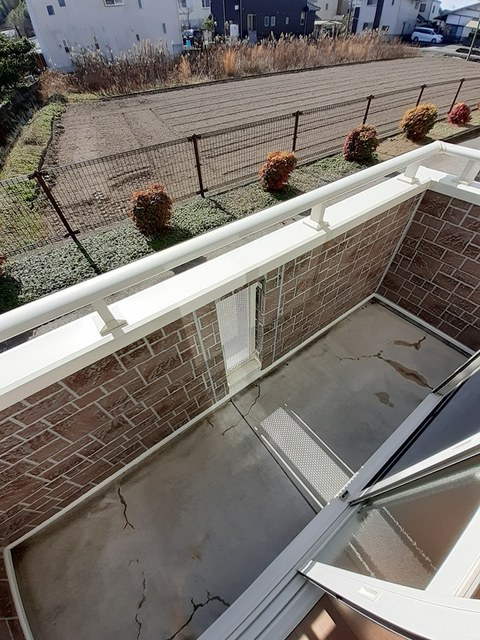 マンモス　よこやま　Ⅱのバルコニー|バルコニー