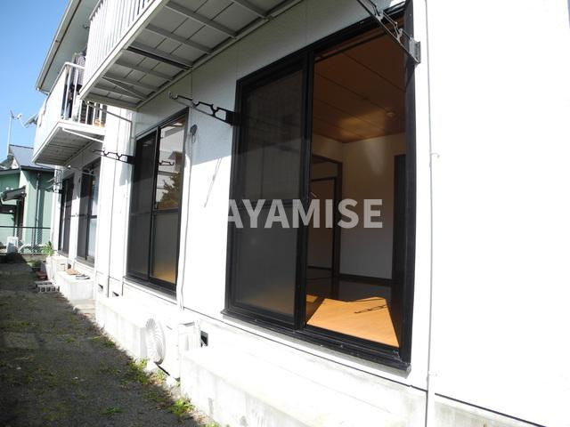 プレジール泉　Ｂ棟のバルコニー|※同物件別部屋（左右反転タイプ）のお部屋です※
