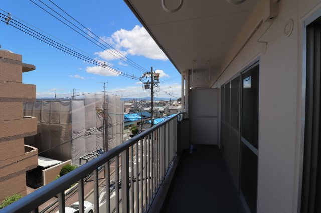 プリベイル田中のバルコニー