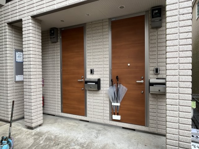 ハックベリーハウスのエントランス