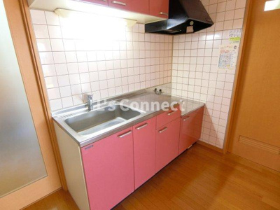 【キッチン】 | 第５メゾンアカマ | ２口ガスコンロ設置可能なキッチンです。