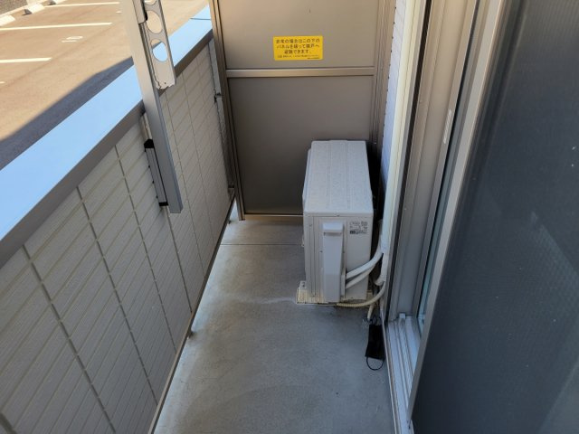 セジュール大村のバルコニー