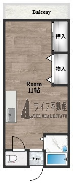 シャンボール今里Ⅱ番館の間取り