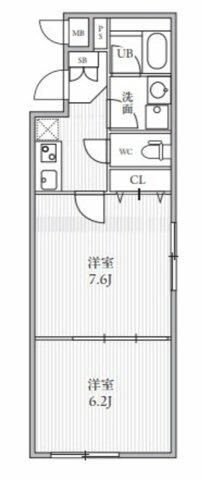 THE PALMS 大島の間取り