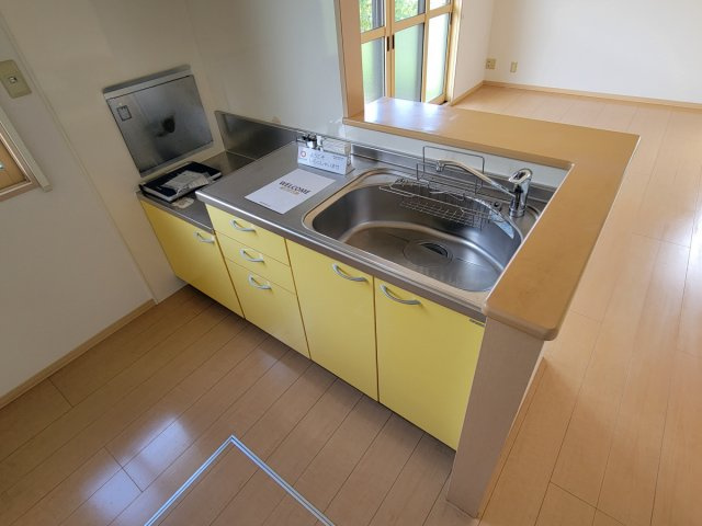 ヒルグレイスB棟のキッチン