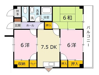 メゾンKSの間取り
