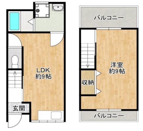 【間取り】 | 法善寺4丁目戸建