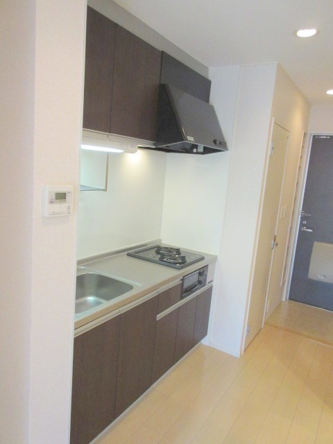 リッツ大倉山のキッチン|料理の幅が広がるグリル付きガス2口システムキッチン