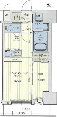 スワンズシティ神戸湊川 IIの間取り