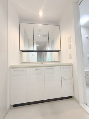 【洗面所】 | リバーサイド隅田セントラルタワーパレス | 独立洗面台