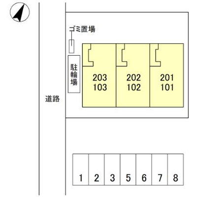 【区画図】 | Casa Hila | 図面と現況が異なる場合は現況優先とさせていただきます。
