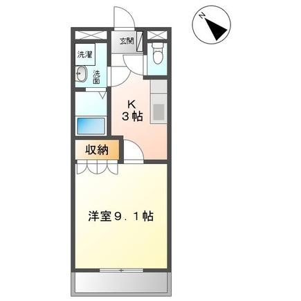 アムールハイムの間取り|間取図