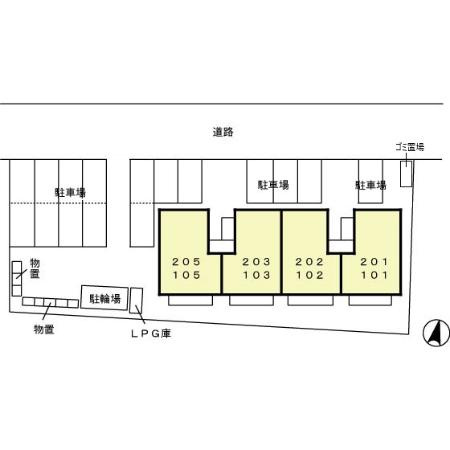 ベルクフロイデの区画図