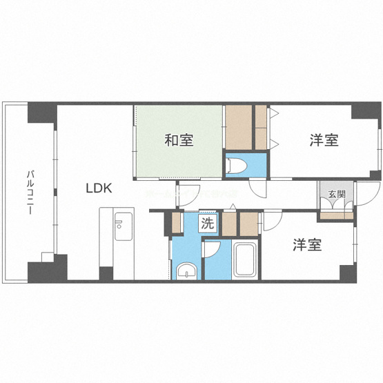 【間取り】 | レジディア都島Ⅰ