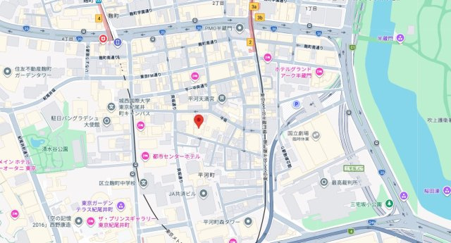 ★仲介手数料半額★平河マンション（東京の中心部千代田区平河町に佇むヴィンテージレジデンス）の地図