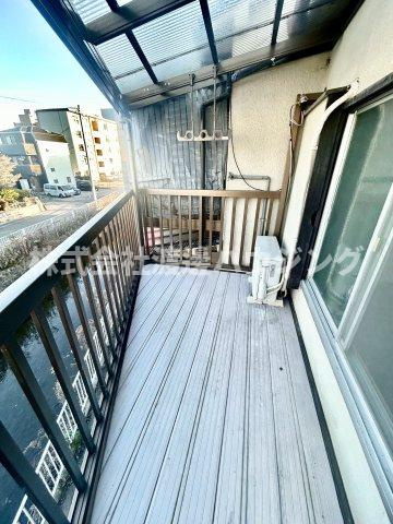 西立花町テラスハウスのバルコニー|2階バルコニー