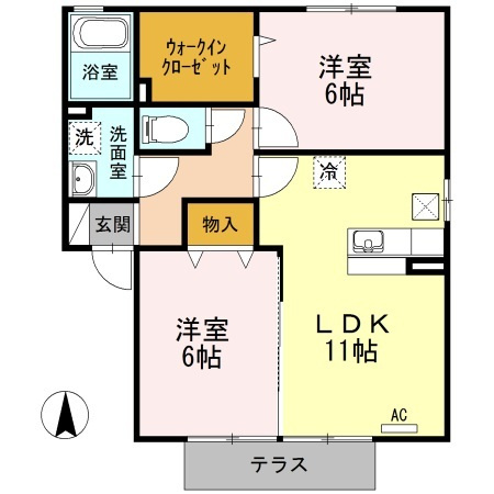 【間取り】 | モンテ・シエル　A棟
