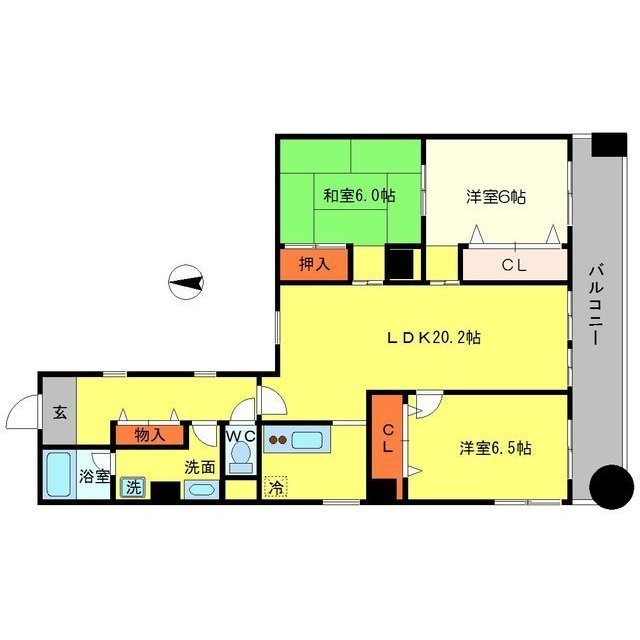 ドミール千里の間取り
