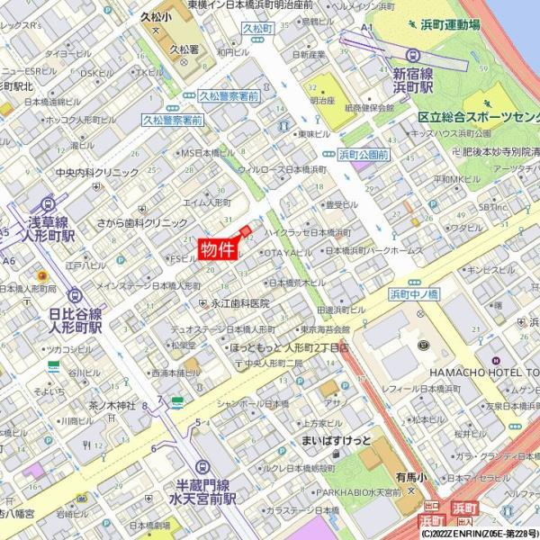 フェリシア日本橋人形町の地図