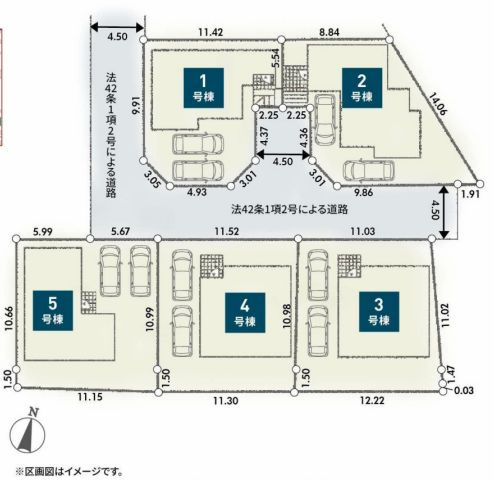 秦野市戸川新築戸建て　第3-1号棟の区画図|区画図「秦野市戸川新築戸建て」