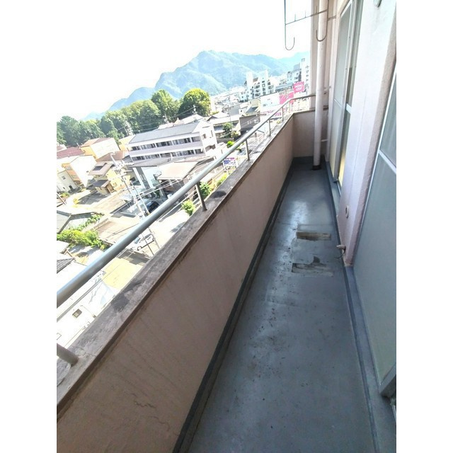 ハイツ片桐のバルコニー