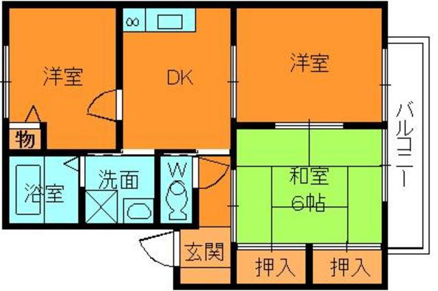 パイン法隆寺の間取り