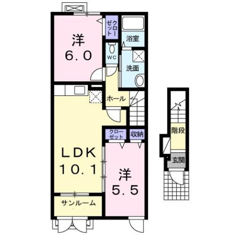 ドゥ・ステージアⅢの間取り