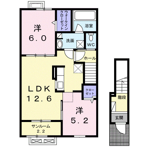 メゾン　クロシェットの間取り