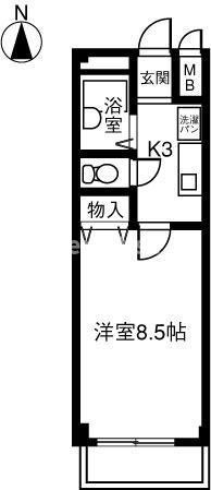 SUNNY PLACE妙興寺の間取り
