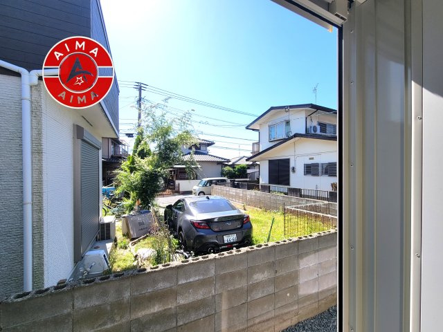 春日市下白水北5丁目第1-1棟（1号棟）の展望|窓から緑が見える物件も魅力的です。