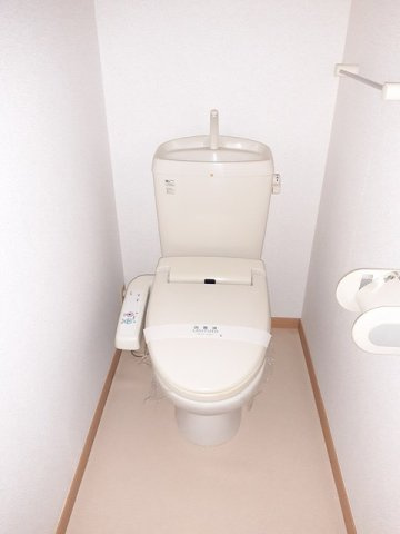 グリューンヴァルトＡのトイレ|落ち着いた色調のトイレです