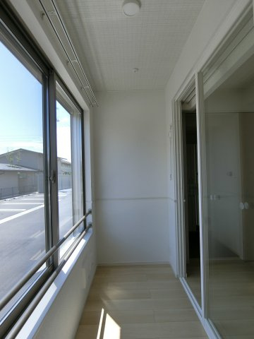 アースメゾンのバルコニー